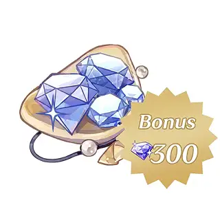 300 diamonds (первое пополнение +300)