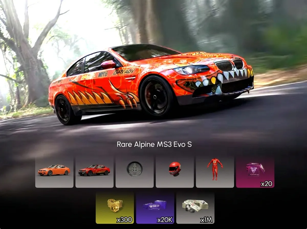 Rare Alpine MS3 Evo S