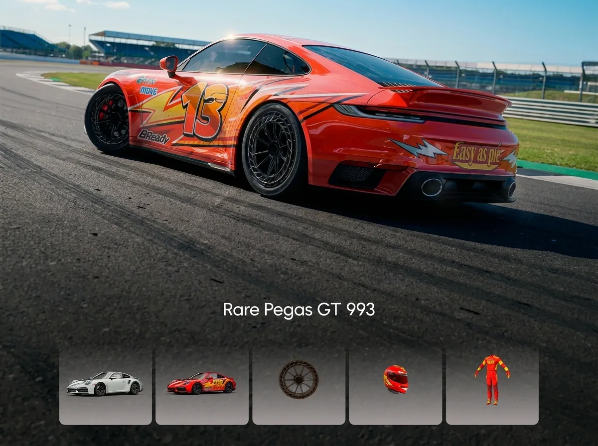 Rare Pegas GT 993